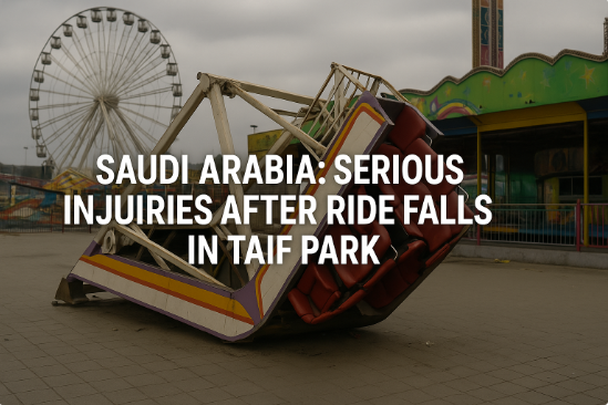 السعودية: إصابات خطيرة بعد سقوط لعبة في منتزه الطائف